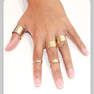 Gold Goddess Midi Ring Set (5pc) ✨NEW